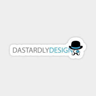 Dastardly Design co - Full Logo Magnet