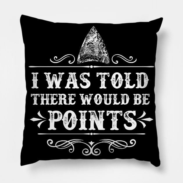 Funny Arrowhead Collecting Vintage Look Gifts Pillow by MarkusShirts