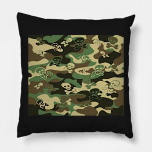 Camo Skullz Pillow