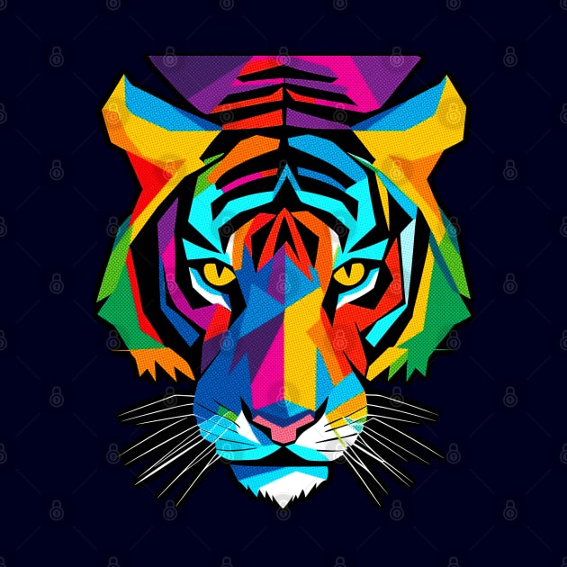 Spy Tiger pop art by BAJAJU