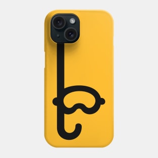 Black Snorkel Phone Case