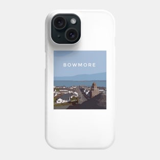 Bowmore Islay travel poster Phone Case