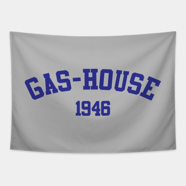 Gas-House 1946 Tapestry by GloopTrekker