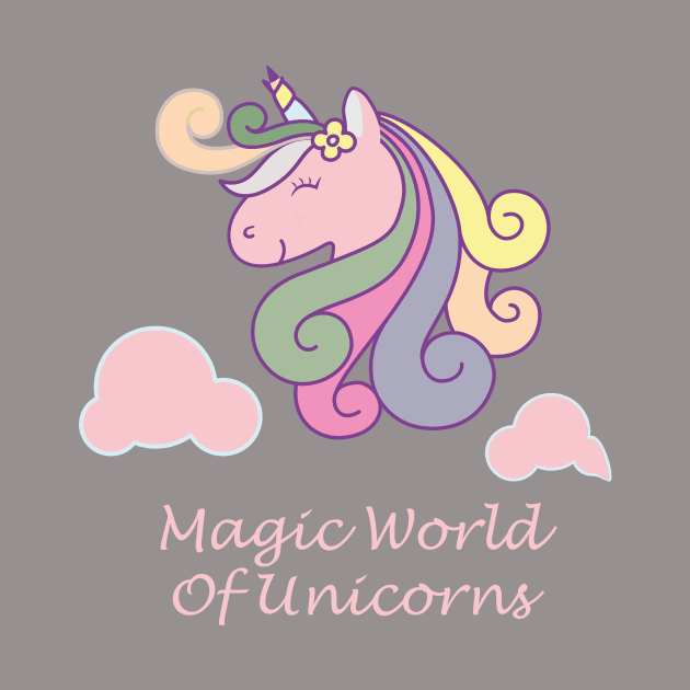 Magic World of unicorns by Gaming girly arts