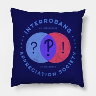 The Interrobang Appreciation Society – for literature lovers and grammar nerds!?! Pillow