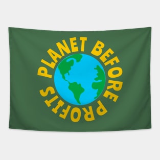 Planet Before Profits Tapestry