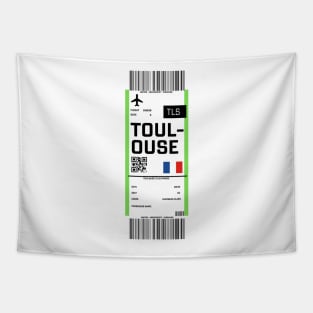 Boarding pass for Toulouse Tapestry