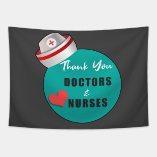 Thank You Doctors And Nurses Tapestry