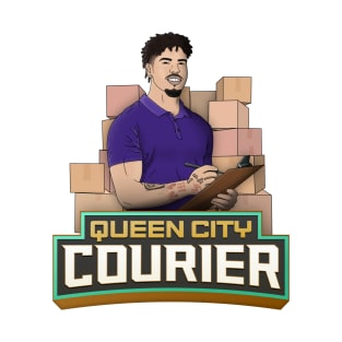 LaMelo Ball - Queen City Courier - Charlotte Basketball T-Shirt