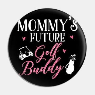 Golf Mom and Baby Matching T-shirts Gift Pin