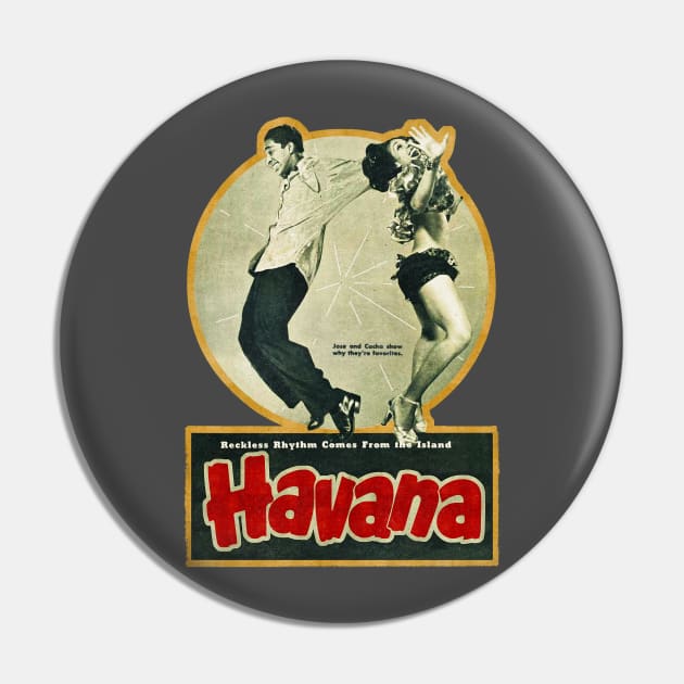 Vintage Havana Cuba Pin by Kujo Vintage