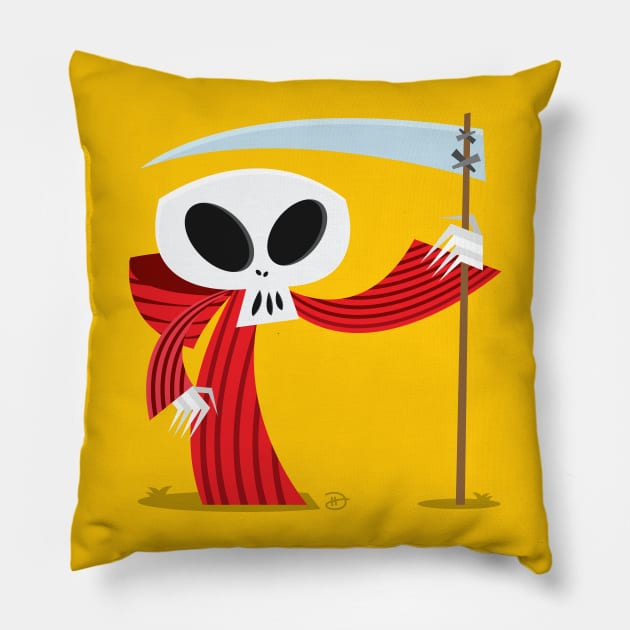 Red Death Pillow by dhartist