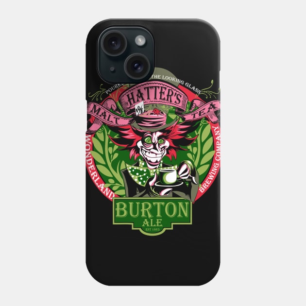 Malt Hatter Phone Case by evilbyzac