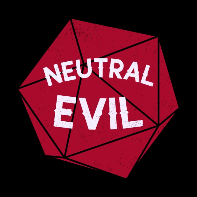 Neutral Evil D20 by ArthellisCreations