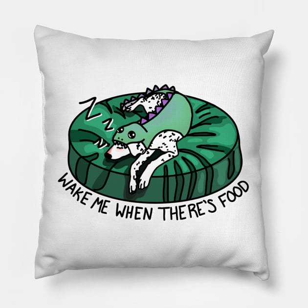 Let sleeping dogs lie 1 Pillow by Art by Lex