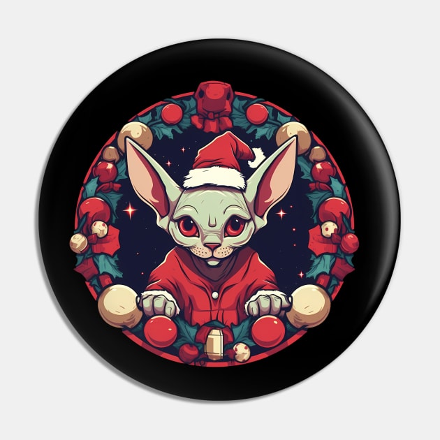 Sphynx Cat Xmas, Love Cats Pin by dukito