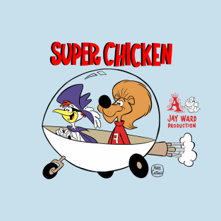 SUPER CHICKEN AND FRED IN FLYING CAR T-Shirt