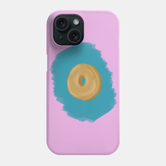 Glazed Donut Phone Case by tesiamarieart