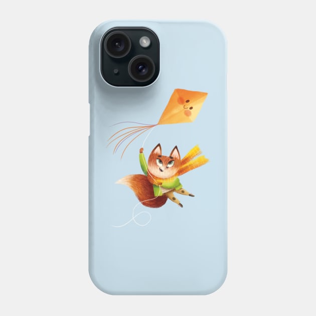 Kite flying Phone Case by Geeksarecool