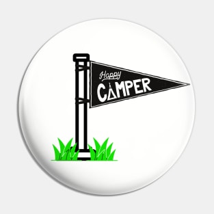 Happy Camper! Outdoor Camping Pin