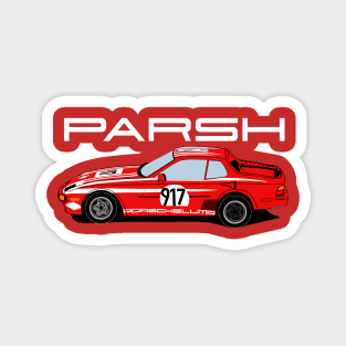 The Porschelump 944 Racecar Magnet