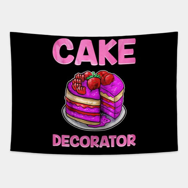 Cake Decorator Tapestry by toiletpaper_shortage