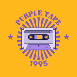 vintage purple tape 1995 T-Shirt