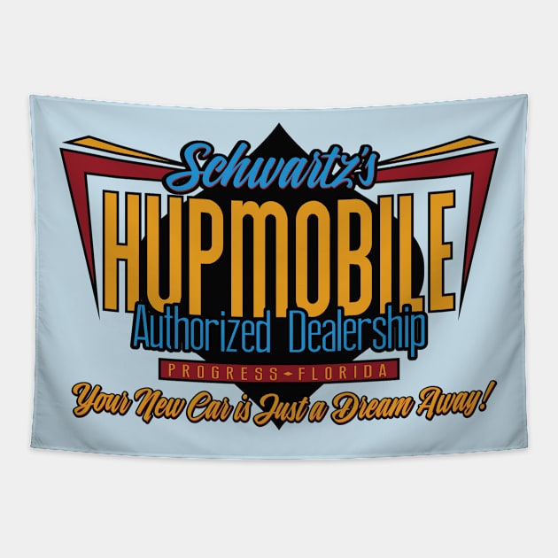 Schwartz's Hupmobile Tapestry by ResortMagicMerch