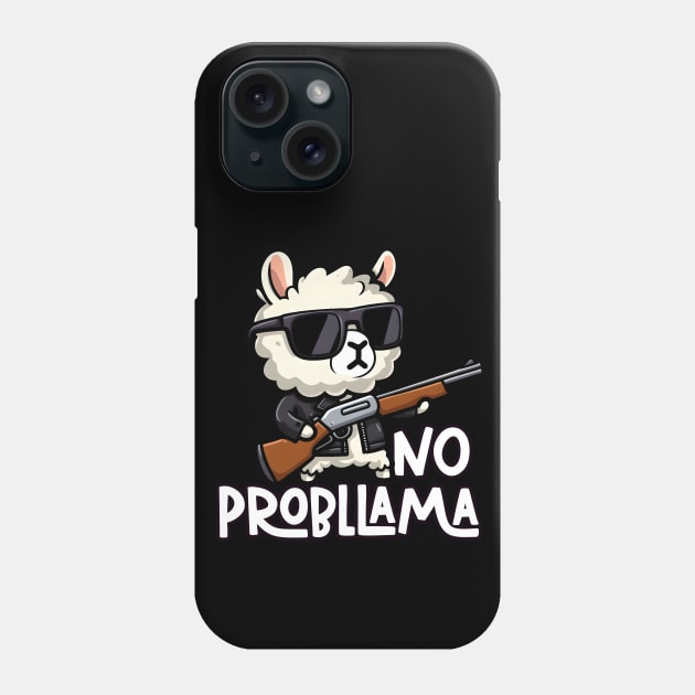 No Probllama - Llama-nator Phone Case by SergioCoelho_Arts