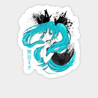 Hatsune Miku Sticker for Sale by aishc