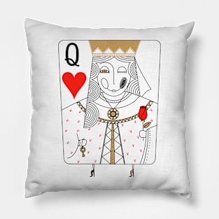 Queen heart Pillow