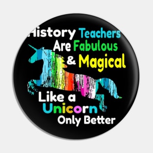 History Teacher Pin