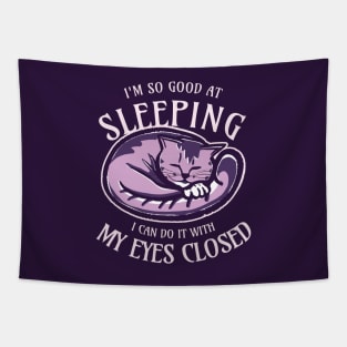 I can do it with my eyes closed Tapestry