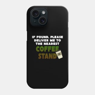 Coffee Stand Phone Case