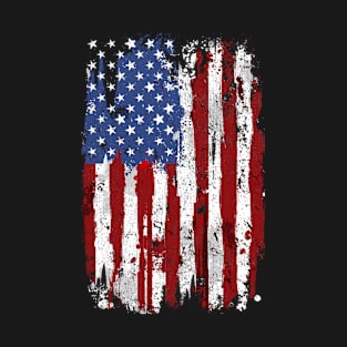 USA Flag American Flag United States of America 4th of July T-Shirt