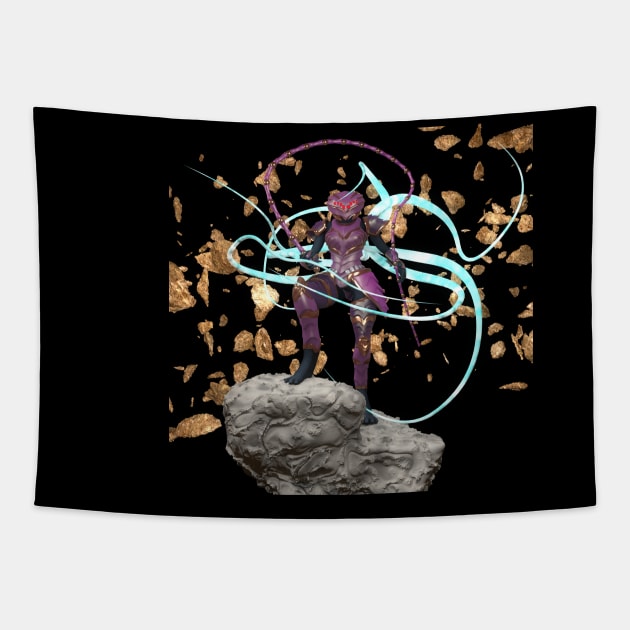 Weird Fang Freya Tapestry by hierrochulo