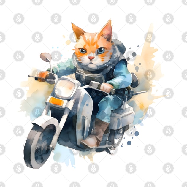 Cat Biker by Lita-CF