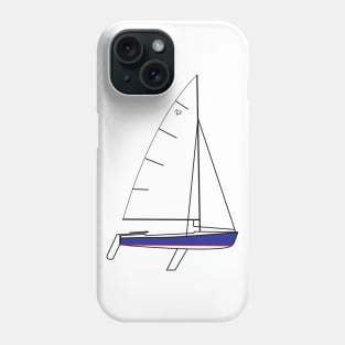 Flying Scot Sailboat Phone Case