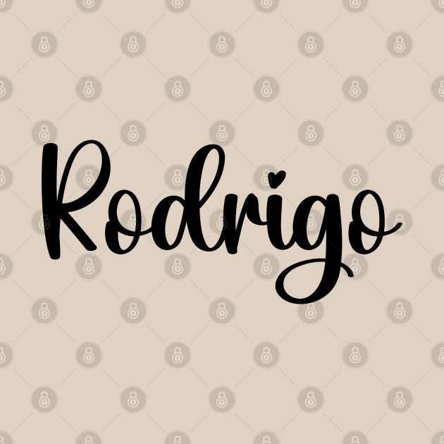 Rodrigo, Typography Name by Arabic calligraphy Gift 