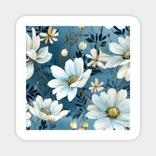 Alpine Whispers: Edelweiss Flowers Pattern Magnet