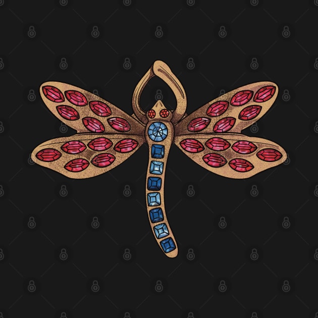 Coraline's Dragonfly Clip by daniasdesigns