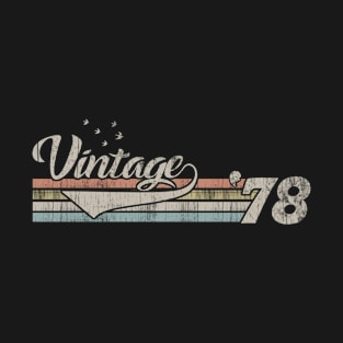 Vintage 1978 Design 42 Years Old 42nd birthday for Men Women T-Shirt