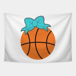 Basketball Bow Tapestry