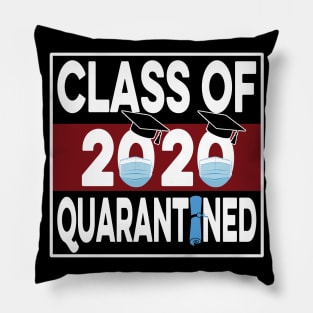 Class Of 2020 Quarantined - Social Distancing Flu Meme Pillow
