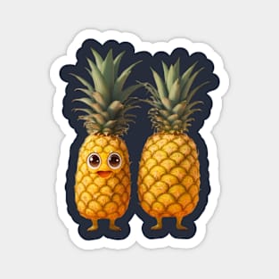 Pineapple Friends Magnet