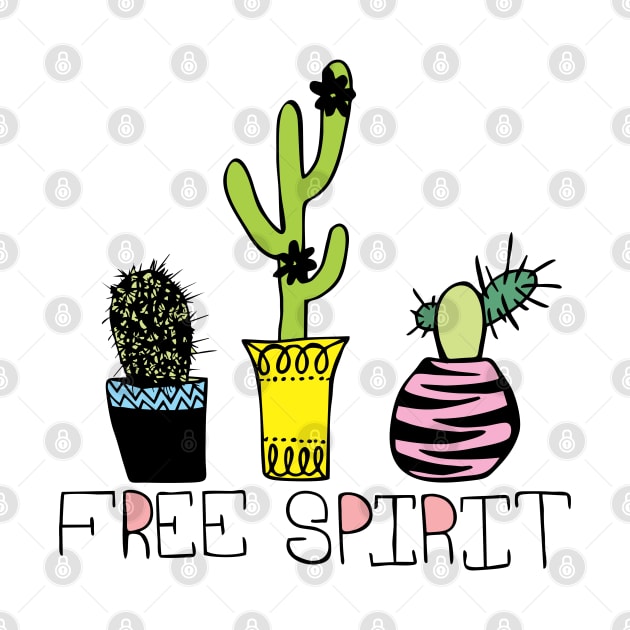 Free Spirit with Cactus by russodesign