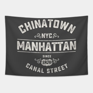 NYC Cninatown Tapestry