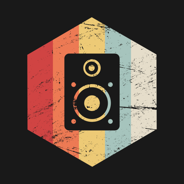 Retro Vintage Speaker Icon by MeatMan