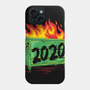 2020 dumpster fire t shirt design Phone Case