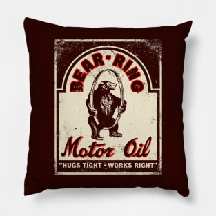 Vintage Bear-Ring Motor Oil Pillow